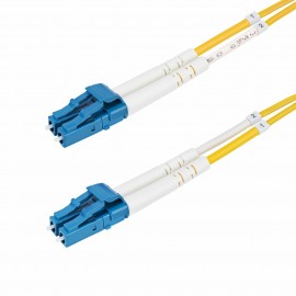 StarTech.com Cable de Fibra Óptica Dúplex LC a LC (UPC) OS2 Monomodo de 1m