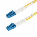 StarTech.com Cable de Fibra Óptica Dúplex LC a LC (UPC) OS2 Monomodo de 1m