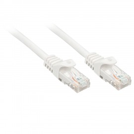 Lindy Rj45/Rj45 Cat6 2m cable de red Blanco U/UTP (UTP)