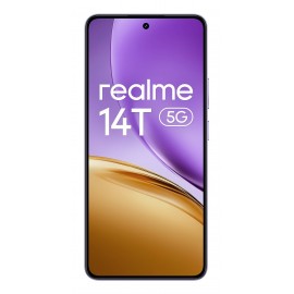 REALME - realme 14T 16,9 cm (6.67'') Android 15 5G 8 GB 256 GB 6000 mAh Púrpura - RMX5078-PURPLE