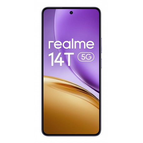 REALME - realme 14T 16,9 cm (6.67'') Android 15 5G 8 GB 256 GB 6000 mAh Púrpura - RMX5078-PURPLE