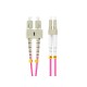 LANBERG - Lanberg FO-LUSU-MD41-0010-VT Cable de fibra óptica e InfiniBand 1 m LC SC LC/SC Violeta - fo-lusu-md41-0010-vt