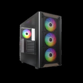 MONTECH - TORRE ATX MONTECH XR WOOD BLACK - XR WOOD (B)