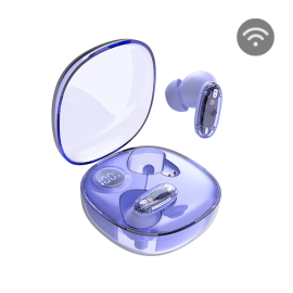 AURICULAR GAMING BLUETOOTH MHIB2 SEMI-TRANSPARENTE MORADO MARS GAMING