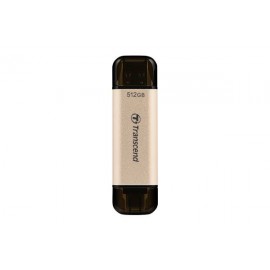 TRANSCEND - Transcend JetFlash 930C unidad flash USB 512 GB USB Type-A / USB Type-C 3.2 Gen 1 (3.1 Gen 1) Oro - ts512gjf930c