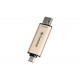 TRANSCEND - Transcend JetFlash 930C unidad flash USB 512 GB USB Type-A / USB Type-C 3.2 Gen 1 (3.1 Gen 1) Oro - ts512gjf930c