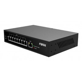 Fanvil PN8 switch No administrado Fast Ethernet (10/100) Negro