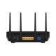 ASUS - ASUS RT-AX5400 router inalámbrico Gigabit Ethernet Doble banda (2,4 GHz / 5 GHz) Negro - 90IG0860-MO3B00\nRT-AX5400