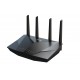 ASUS - ASUS RT-AX5400 router inalámbrico Gigabit Ethernet Doble banda (2,4 GHz / 5 GHz) Negro - 90IG0860-MO3B00\nRT-AX5400