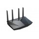 ASUS - ASUS RT-AX5400 router inalámbrico Gigabit Ethernet Doble banda (2,4 GHz / 5 GHz) Negro - 90IG0860-MO3B00\nRT-AX5400