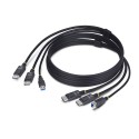StarTech.com Cable KVM DisplayPort de Doble Pantalla con USB 5Gbps de 1,8m - 4K 60Hz