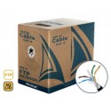 PHASAK - Phasak Bobina de cable de red FTP Cat.6 exterior CCA AWG23 305 m – PHR 670 - phr 670