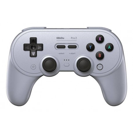 8BITDO - 8Bitdo Pro 2 Hall Effect Gris USB Gamepad Analógico/Digital Android, Nintendo Switch - RET00411