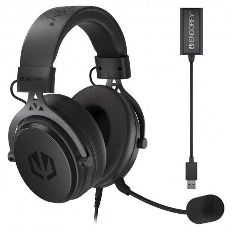 ENDORFY - ENDORFY VIRO Plus USB Auriculares Alámbrico Diadema Música/uso diario Negro - ey1a001