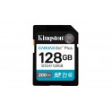 Kingston Technology 128GB SDXC Canvas Go Plus Gen4 200MB/s C10 UHS-I U3 V30 - SDG4/128GB