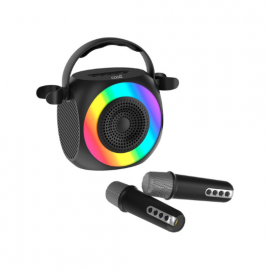 COOL ACCESORIOS - ALTAVOZ KARAOKE COOL MINI KARAOKE 6W NEGRO - CL8434847068589