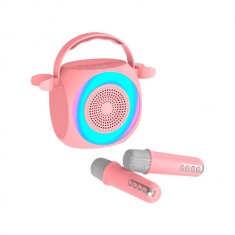 COOL ACCESORIOS - ALTAVOZ KARAOKE COOL MINI KARAOKE 6W ROSA - CL8434847068596