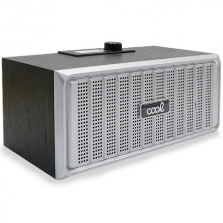 COOL ACCESORIOS - ALTAVOZ BLUETOOTH COOL RETRO 20W NEGRO-PLATA - CL8434847055572