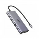 HUB UGREEN 11EN1 USB-C A HDMI+VGA+USB-C+USB-A