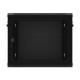 Lanberg WF01-6409-23B armario rack 9U Bastidor de pared Negro