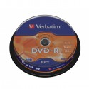 Verbatim DVD-R Matt Silver 10 Unidades