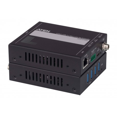 ATEN UCE33100 ampliador de red Transmisor y receptor de red Negro