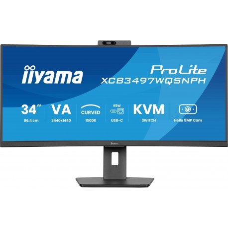 iiyama ProLite XCB3497WQSNPH-B1 pantalla para PC 86,4 cm (34'')