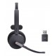Yealink WH64 Hybrid Mono Teams Auriculares Inalámbrico Diadema Oficina/Centro de llamadas MicroUSB Bluetooth Negro