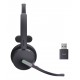 Yealink WH64 Hybrid Mono Teams Auriculares Inalámbrico Diadema Oficina/Centro de llamadas MicroUSB Bluetooth Negro