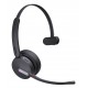 Yealink WH64 Mono Teams Auriculares Inalámbrico Diadema Oficina/Centro de llamadas USB Tipo C Bluetooth Negro