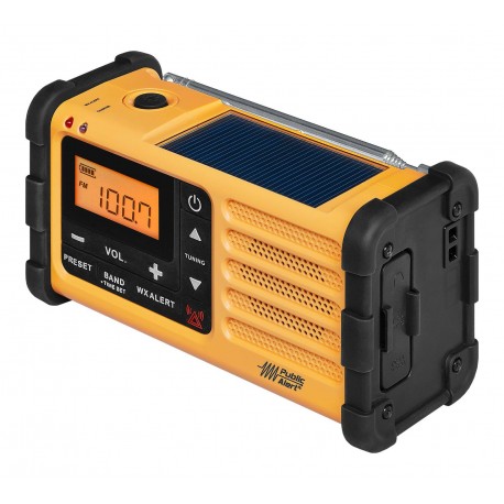 Sangean MMR-88 DAB radio Portátil Digital Negro, Amarillo