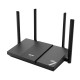 ASUS - ASUS RT-BE50 BE3600 router inalámbrico 2.5 Gigabit Ethernet Doble banda (2,4 GHz / 5 GHz) Negro - 90IG09U0-MO3S00
