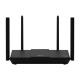 ASUS - ASUS RT-BE50 BE3600 router inalámbrico 2.5 Gigabit Ethernet Doble banda (2,4 GHz / 5 GHz) Negro - 90IG09U0-MO3S00
