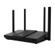 ASUS - ASUS RT-BE50 BE3600 router inalámbrico 2.5 Gigabit Ethernet Doble banda (2,4 GHz / 5 GHz) Negro - 90IG09U0-MO3S00