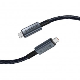 CABLE HIGH 240W USB-C/USB-C 4.0 8K 1.5 M NEGRO SUBBLIM