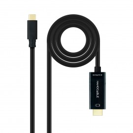 NANO CABLE - CONVERSOR USB-C A HDMI USB-C/M-HDMI/M 5 M NANOCABLE - 10.15.5105