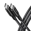 AXAGON - Axagon BUCM432-CM10AB cable USB USB4 Gen 3x2 1 m USB C Negro - BUCM432-CM10AB