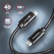 AXAGON - Axagon BUCM432-CM10AB cable USB USB4 Gen 3x2 1 m USB C Negro - BUCM432-CM10AB