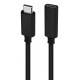 NANO CABLE - Nanocable 10.01.4502 cable USB USB 3.2 Gen 2x2 2 m USB C Negro - 10.01.4502