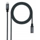 NANO CABLE - Nanocable 10.01.4501-COMB cable USB USB 3.2 Gen 2x2 1 m USB C Negro - 10.01.4501-COMB