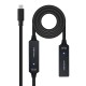 NANO CABLE - Nanocable 10.01.1312 cable USB USB 3.2 Gen 1 (3.1 Gen 1) 10 m USB C Negro - 10.01.1312