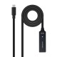 NANO CABLE - Nanocable 10.01.1311 cable USB USB 3.2 Gen 1 (3.1 Gen 1) 5 m USB C Negro - 10.01.1311