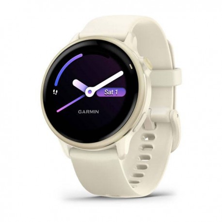 Garmin vívoactive 6 3,05 cm (1.2'') AMOLED 42 mm Digital 390 x 390 Pixeles Pantalla táctil Blanco Wifi GPS (satélite)