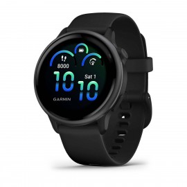 Garmin vívoactive 6 3,05 cm (1.2'') AMOLED 42 mm Digital 390 x 390 Pixeles Pantalla táctil Negro Wifi GPS (satélite)