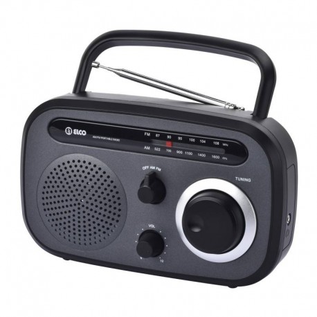 Elco PD-987 radio Portátil Analógica Negro