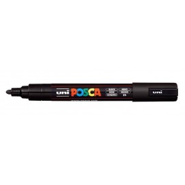 Uni-Ball PC-5M marcador Punta redonda Negro