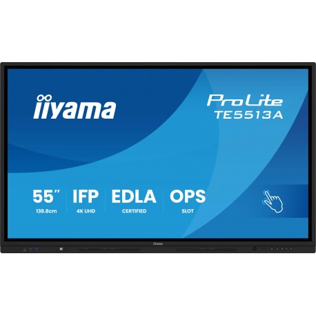 iiyama TE9813A-B1AG pantalla de señalización Panel plano interactivo 2,48 m (97.5'') Wifi