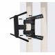 B-Tech Twin Cantilever 190,5 cm (75'') Pared Negro