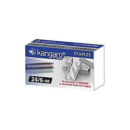 CAJA 1000 GRAPAS 24/6-1M KANGARO KG2461M
