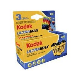 KODAK - Kodak Ultramax 400 película de color 24 disparos - 647395